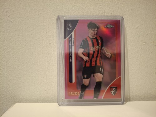 Ben Gannon-Doak 2025 Topps Chrome Premier League Pink Refractor /250