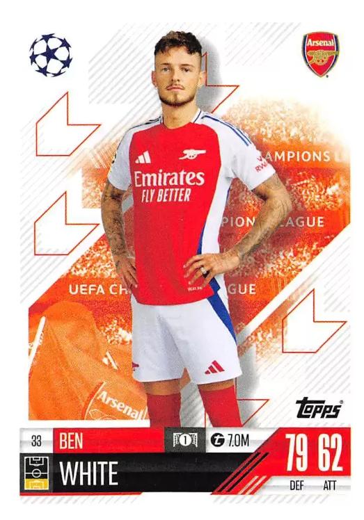 Ben White 2024 Topps Match Attax UEFA Club Competitions