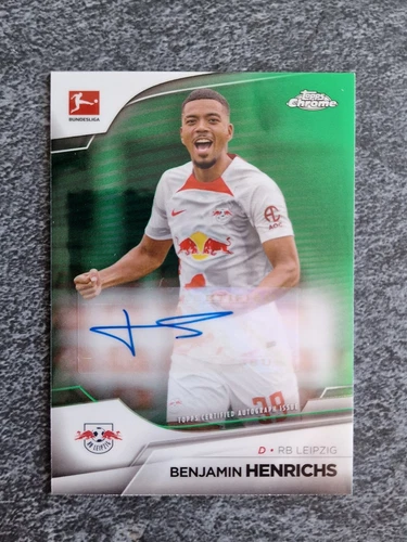 Benjamin Henrichs 2023 Topps Chrome Bundesliga Green Refractor /99
