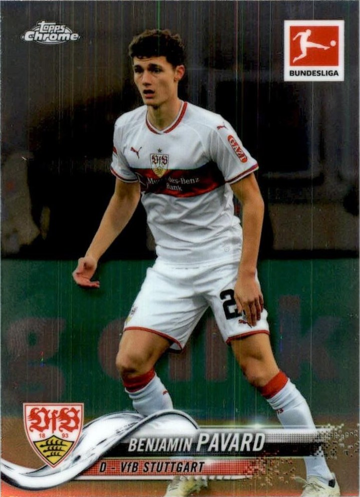 Benjamin Pavard 2018 Topps Chrome Bundesliga 19