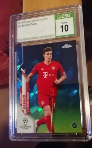 Benjamin Pavard 2019 Topps Chrome UEFA Champions League Sapphire