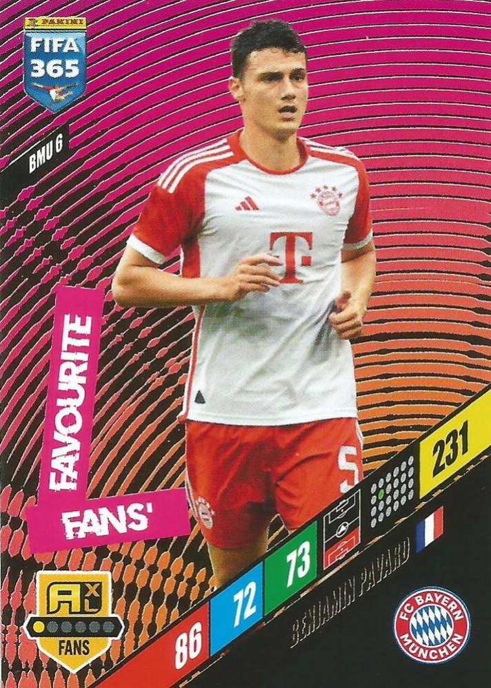 Benjamin Pavard 2024 Panini Adrenalyn XL FIFA 365