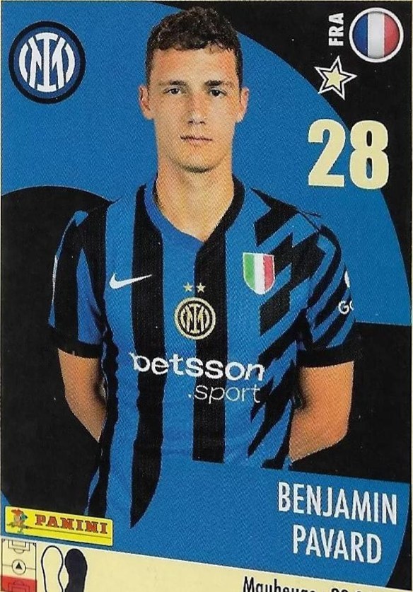 Benjamin Pavard 2024 Panini Calciatori Stickers