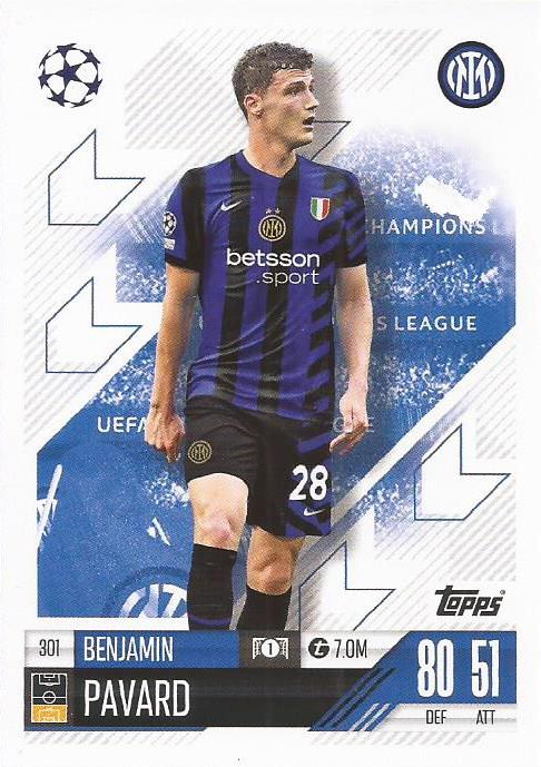 Benjamin Pavard 2024 Topps Match Attax UEFA Club Competitions