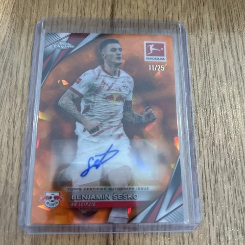 Benjamin Sesko 2024 Topps Chrome Sapphire /25