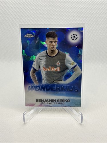 Benjamin Sesko 2023 Topps Chrome Sapphire Edition