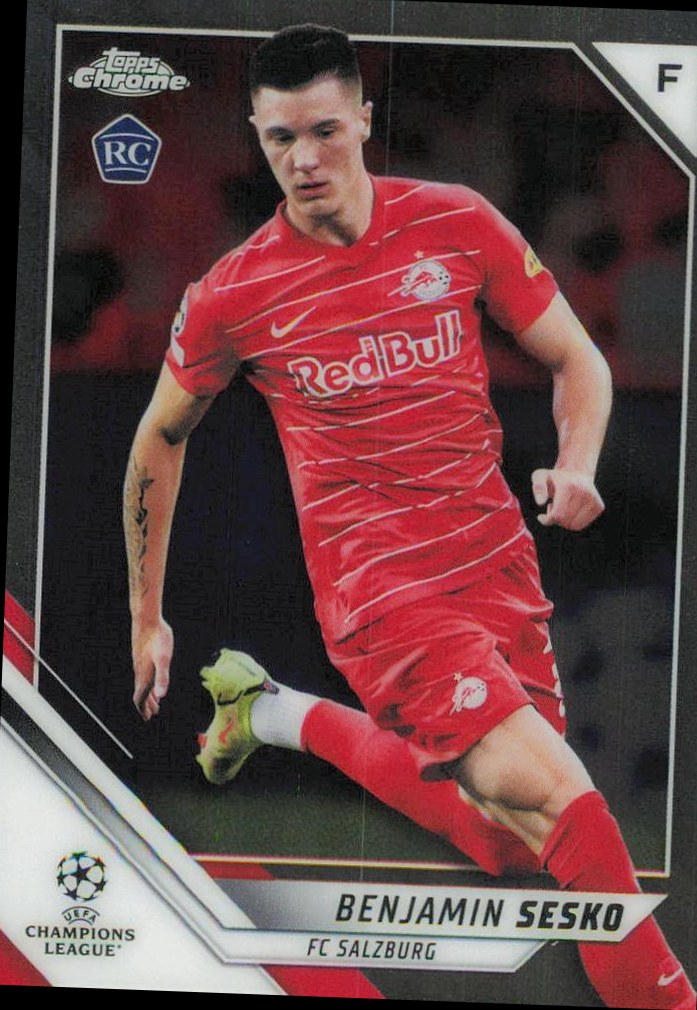Benjamin Sesko 2021 Topps Chrome UCC 187