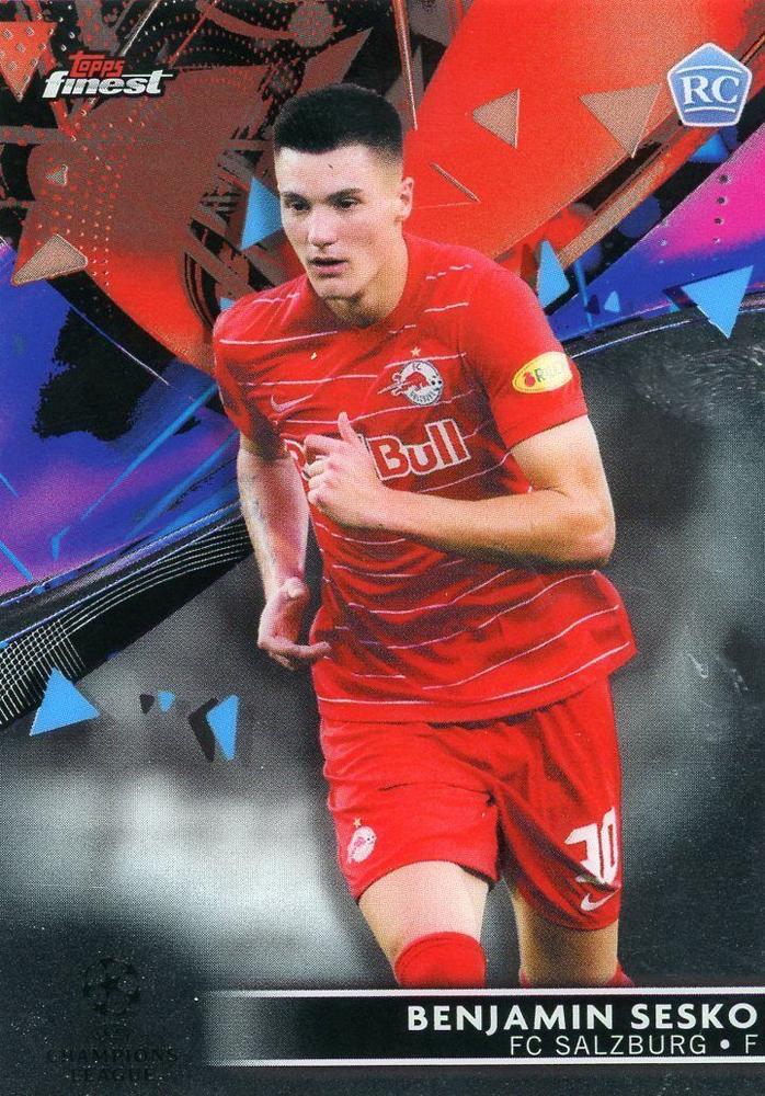 Benjamin Sesko 2021 Topps Finest UEFA 4