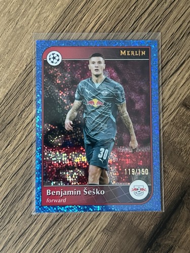 Benjamin Sesko 2024 Topps Merlin Chrome /150