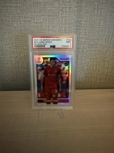 Benjamin Sesko 2021 Topps Merlin Chrome Refractor