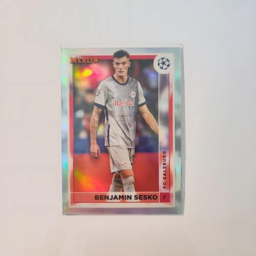 Benjamin Sesko 2023 Topps Merlin Chrome Refractor