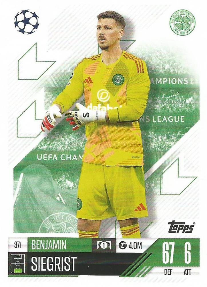 Benjamin Siegrist 2024 Topps Match Attax UEFA Club Competitions