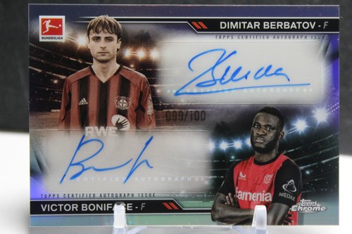 Berbatov/Boniface 2024 Topps Chrome /100