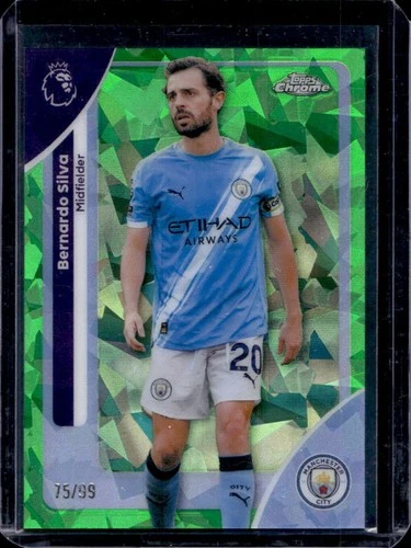 Bernardo Silva 2026 Topps Chrome Green Refractor /99