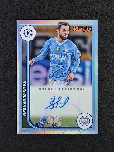 Bernardo Silva 2023 Topps Chrome Merlin Refractor