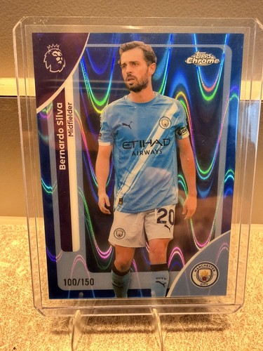 Bernardo Silva 2026 Topps Chrome Premier League Blue /150