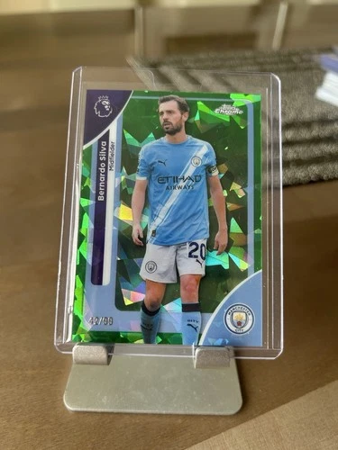 Bernardo Silva 2026 Topps Chrome Premier League Sapphire /99