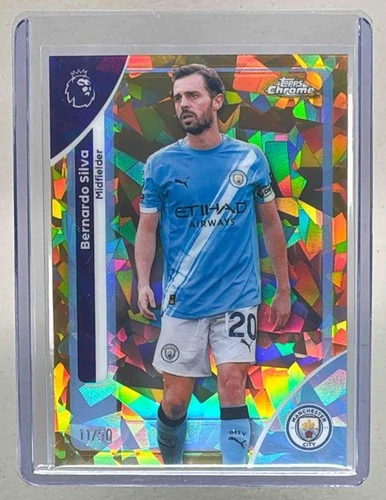 Bernardo Silva 2026 Topps Chrome Sapphire Gold Refractor /50