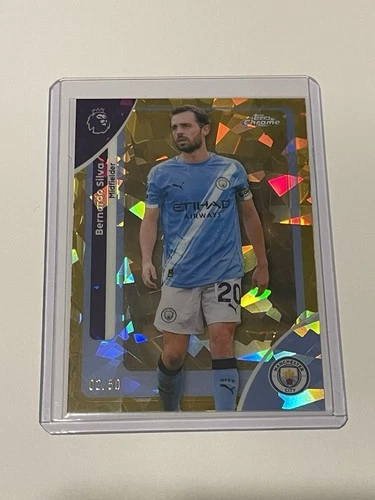 Bernardo Silva 2026 Topps Chrome Sapphire Gold Refractor /50