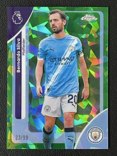 Bernardo Silva 2026 Topps Chrome Sapphire Green /99
