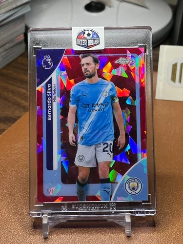 Bernardo Silva 2026 Topps Chrome Sapphire Padparadscha 1/1