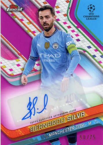 Bernardo Silva 2024 Topps Finest /75
