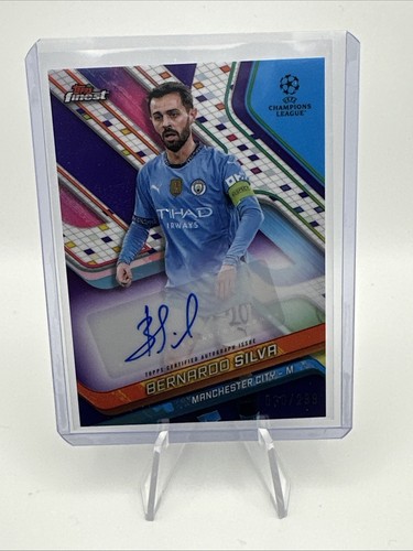 Bernardo Silva 2024 Topps Finest Purple /299