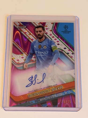 Bernardo Silva 2024 Topps Finest Silver /75