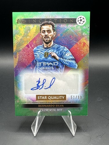 Bernardo Silva 2024 Topps Inception UEFA Green /99