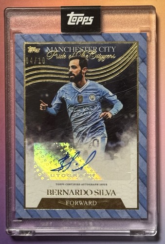 Bernardo Silva 2023 Topps Manchester City Forever Legend Blue /10