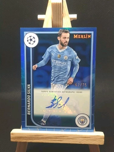 Bernardo Silva 2024 Topps Merlin Chrome /75