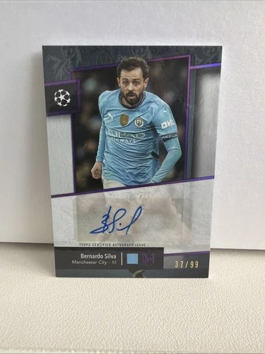 Bernardo Silva 2024 Topps Merlin Chrome Purple Refractor /99