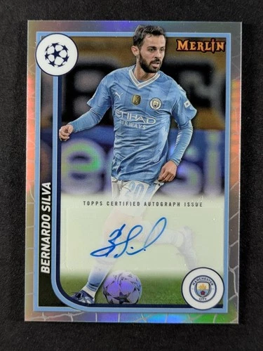 Bernardo Silva 2024 Topps Merlin Chrome Refractor