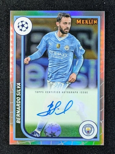 Bernardo Silva 2023 Topps Merlin Chrome Refractor