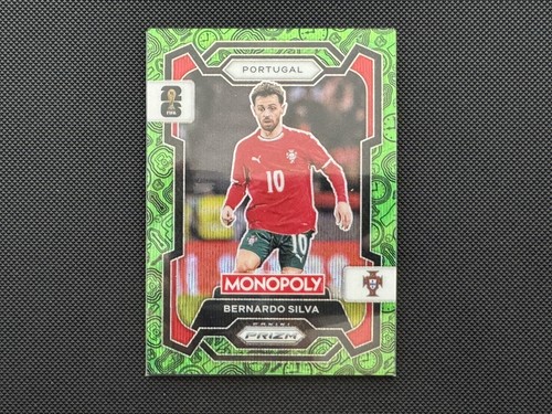 Bernardo Silva 2026 Panini Monopoly Prizm FIFA World Cup Green Wave Prizm