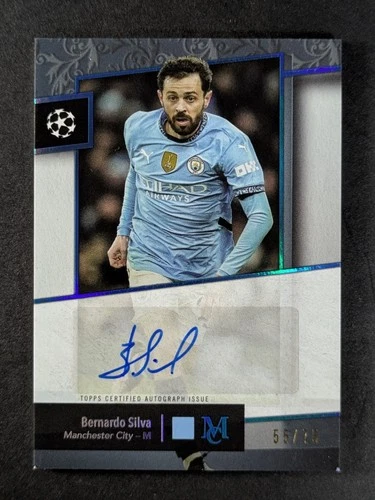Bernardo Silva 2024 Topps Museum Collection UEFA Sapphire /75