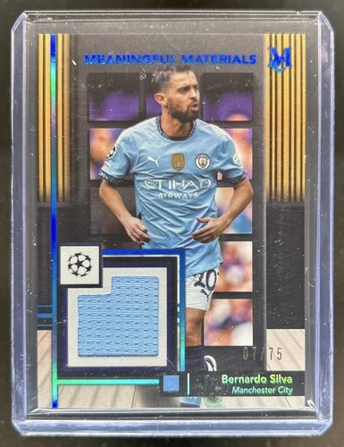 Bernardo Silva 2024 Topps Museum Sapphire /75