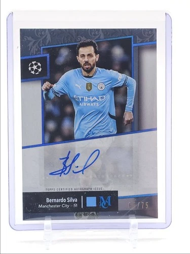 Bernardo Silva 2024 Topps Museum Sapphire /75