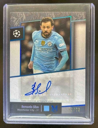 Bernardo Silva 2024 Topps Museum Sapphire /75