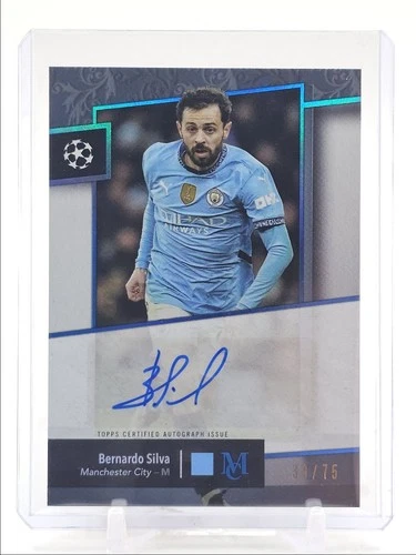 Bernardo Silva 2024 Topps Museum Sapphire /75