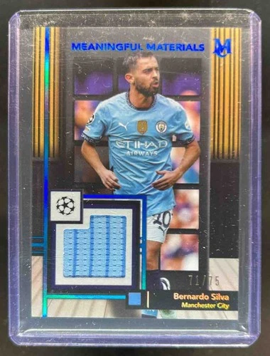 Bernardo Silva 2024 Topps Museum Sapphire /75