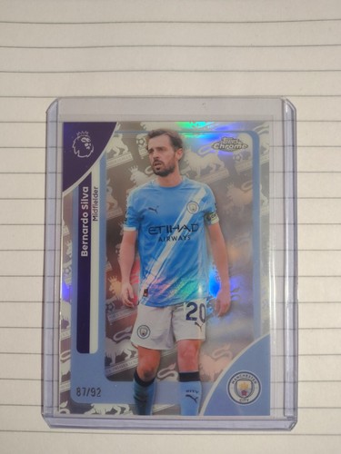 Bernardo Silva 2025 Topps Premier League Chrome /92