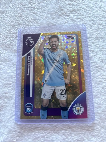Bernardo Silva 2025 Topps Premier League Gold Sparkle /50