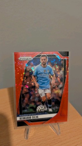 Bernardo Silva 2024 Panini Prizm Premier League Red /49