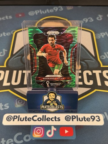 Bernardo Silva 2022 Panini Prizm World Cup Green Breakaway /5