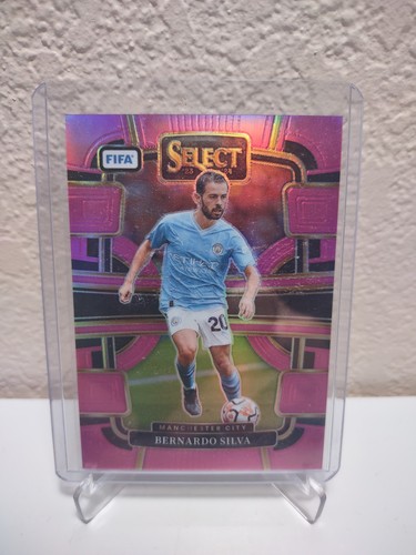 Bernardo Silva 2023 Panini Select FIFA Pink Prizm /75