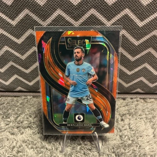 Bernardo Silva 2024 Panini Select Orange Ice Prizm