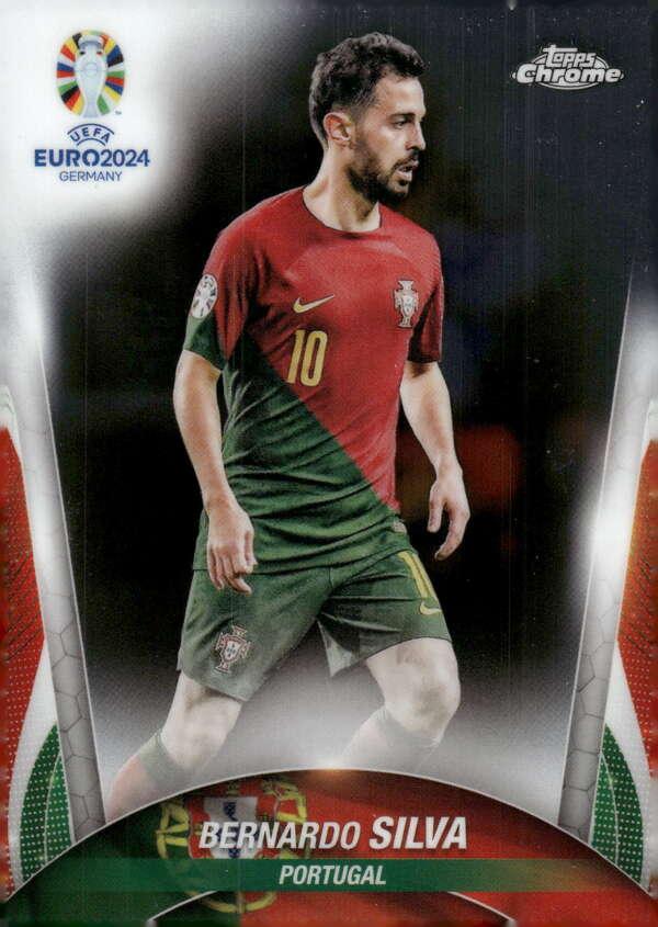 Bernardo Silva 2024 Topps Chrome UEFA EURO