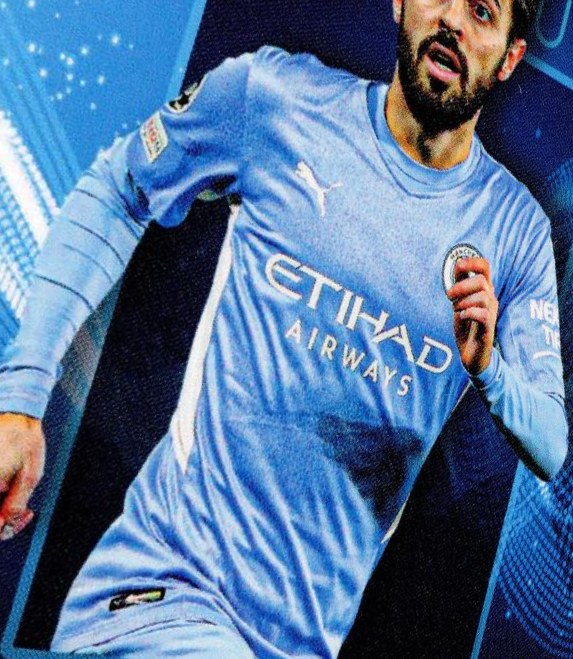 Bernardo Silva 2022 Topps Knockout UEFA Champions League