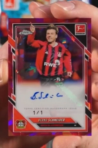 Bernd Schneider 2025 Topps Chrome Sapphire 1/1